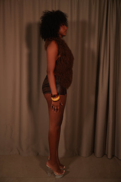 Top Maya marron (Précommande)